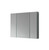 Lexora Savera 48" Wide x 36" Tall LED Medicine Cabinet w/ Defogger