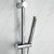 Lexora Luviah Tub & Shower Faucet Set, 8" Round Rain Shower and Handheld, Chrome