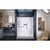 DreamLine Infinity-Z 30 in. D x 60 in. W x 76 3/4 in. H Clear Sliding Shower Door in Oil Rubbed Bronze, Right Drain and Backwalls