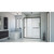 DreamLine Infinity-Z 32 in. D x 60 in. W x 76 3/4 in. H Clear Sliding Shower Door in Satin Black, Center Drain and Backwalls