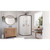 DreamLine Prime 36 in. x 76 3/4 in. Semi-Frameless Frosted Glass Sliding Shower Enclosure in Oil Rubbed Bronze, Base and Backwall
