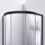 DreamLine Prime 33 in. x 74 3/4 in. Semi-Frameless Frosted Glass Sliding Shower Enclosure in Satin Black with Biscuit Base Kit