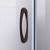 DreamLine Prime 33 in. x 74 3/4 in. Semi-Frameless Clear Glass Sliding Shower Enclosure in Oil Rubbed Bronze with Black Base Kit