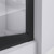 DreamLine Prime 36 in. x 74 3/4 in. Semi-Frameless Frosted Glass Sliding Shower Enclosure in Satin Black with White Base Kit