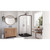 DreamLine Prime 38 in. x 74 3/4 in. Semi-Frameless Clear Glass Sliding Shower Enclosure in Oil Rubbed Bronze with Black Base Kit