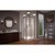 DreamLine Cornerview 36 in. D x 36 in. W x 74 3/4 in. H Framed Sliding Shower Enclosure in Brushed Nickel with White Acrylic Base