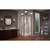 DreamLine Cornerview 36 in. D x 36 in. W x 74 3/4 in. H Framed Sliding Shower Enclosure in Brushed Nickel with Biscuit Shower Base