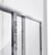 DreamLine Cornerview 36 in. D x 36 in. W x 74 3/4 in. H Framed Sliding Shower Enclosure in Brushed Nickel with Black Acrylic Base