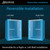 DreamLine Infinity-Z 36 in. D x 60 in. W x 74 3/4 in. H Clear Sliding Shower Door in Satin Black, Left Drain White Base