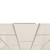 DreamLine QWALL-VS 50-54 in. W x 41-1/2 in. D x 76 in. H Acrylic Backwall Kit in Biscuit