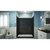 DreamLine QWALL-VS 50-54 in. W x 41-1/2 in. D x 76 in. H Acrylic Backwall Kit in Black