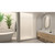 DreamLine QWALL-VS 56-60 in. W x 41-1/2 in. D x 76 in. H Acrylic Backwall Kit in White