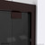 DreamLine Encore 50-54 in. W x 76 in. H Semi-Frameless Bypass Sliding Shower Door in Oil Rubbed Bronze and Gray Glass
