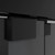 DreamLine Encore 50-54 in. W x 76 in. H Semi-Frameless Bypass Sliding Shower Door in Satin Black and Gray Glass