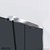 DreamLine Crest 58-60 in. W x 76 in. H Smoke Gray Glass Frameless Sliding Shower Door in Chrome