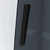 DreamLine Crest 58-60 in. W x 76 in. H Smoke Gray Glass Frameless Sliding Shower Door in Satin Black