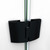 DreamLine Aqua 48 in. W x 58 in. H Frameless Hinged Tub Door in Satin Black