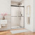 DreamLine Essence 44-48 in. W x 76 in. H Frameless Bypass Shower Door in Satin Black