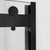 DreamLine Essence-H 44-48 in. W x 76 in. H Semi-Frameless Bypass Shower Door in Satin Black