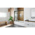 DreamLine Sapphire 56-60 in. W x 60 in. H Semi-Frameless Bypass Tub Door in Satin Black