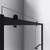 DreamLine Sapphire 56-60 in. W x 60 in. H Semi-Frameless Bypass Tub Door in Satin Black