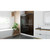 DreamLine Sapphire 56-60 in. W x 76 in. H Semi-Frameless Bypass Shower Door in Brushed Nickel and Gray Glass