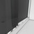 DreamLine Essence 56-60 in. W x 76 in. H Frameless Smoke Gray Glass Bypass Shower Door in Chrome