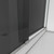 DreamLine Essence 56-60 in. W x 76 in. H Frameless Smoke Gray Glass Bypass Shower Door in Brushed Nickel