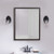 Foremost 24" X 30" Aluminum Framed Vanity Mirror w Pre-attached Mounting Hooks - Oil Rubbed Bronze