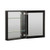 Foremost MMC1620-BL Metal Medicine Cabinet 16" X 20" Beveled Mirror, Black