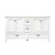 Foremost BAWV6022D Brantley 60" Wide Double Free Standing Wood Vanity Cabinet Only - White