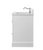 Vanity Art VA5036-W White 36 Inch  Bathroom Vanity with Engineered Marble Top & Backsplash