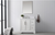 Vanity Art VA5036-W White 36 Inch Bathroom Vanity with Engineered Marble Top & Backsplash