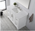 Vanity Art VA5048-W White 48 Inch Bathroom Vanity with Engineered Marble Top & Backsplash