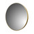 Foremost AM2828-BG 28" X 28" Round Wall Mirror, Brushed Gold Frame