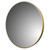 Foremost AM3232-BG 32" X 32" Round Wall Mirror, Brushed Gold Frame