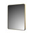 Craft + Main AM2430R-BG 24" X 30" Rounded Rectangle Mirror, Brushed Gold Frame