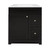 Foremost MXBVT3122-F8W Monterrey 31" Black Coffee Vanity With White Fine Fireclay Counter Top With White Sink