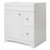 Foremost MXWVT3122-CWR Monterrey 31" Flat White Vanity With Carrara White Marble Counter Top With White Sink