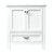 Foremost BAWVT3122D-F8W Brantley 31" White Vanity With White Fine Fireclay Counter Top With White Sink