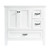 Foremost BAWVT3722D-MB Brantley 37" White Vanity With Mohave Beige Granite Counter Top With White Sink