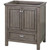 Foremost BAGVT3122D-CWR Brantley 31" Distressed Grey Vanity With Carrara White Marble Counter Top With White Sink