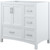 Foremost EHWVT3722D-QGG Everleigh 37" White Galaxy Gray Quartz Vanity With White Sink Top