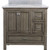 Foremost BAGVT3722D-CWR Brantley 37" Distressed Grey Vanity With Carrara White Marble Counter Top With White Sink