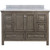 Foremost BAGVT4922D-CWR Brantley 49" Distressed Grey Vanity With Carrara White Marble Counter Top With White Sink