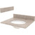 Foremost BAGVT6122D-MB Brantley 61" Distressed Grey Vanity With Mohave Beige Granite Vanity Sink Top