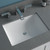 Foremost BABVT6122D-QGG Brantley 61" Harbor Blue Vanity With Galaxy Gray Quartz Counter Top With White Sink