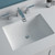 Foremost BABVT6122D-QIW Brantley 61" Harbor Blue Vanity With Iced White Quartz Counter Top With White Sink
