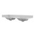 Foremost BAGVT6122D-QIW Brantley 61" Distressed Grey Vanity With Iced White Quartz Counter Top With White Sink