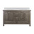 Foremost BAGVT6122D-QSW Brantley 61" Distressed Grey Vanity With Snow White Quartz Counter Top With White Sink